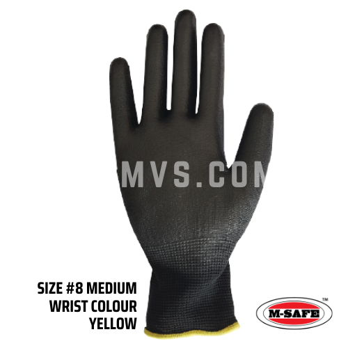 M-SAFE PU COATED PALM GLOVES MALAYSIA SUPPLIER INDUSTRIAL